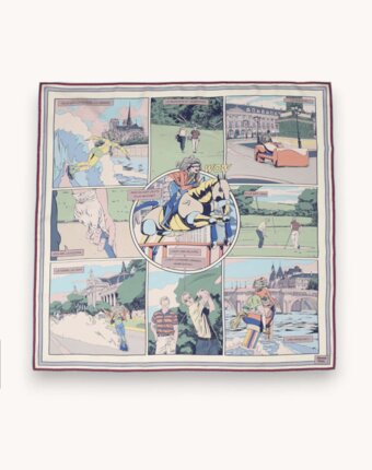 Hermes Silk Scarf женщинам