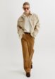 Прямые брюки из тенселя и хлопка с широкой подгибкой6  - превью