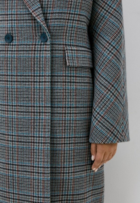 Пальто двубортное Pompa