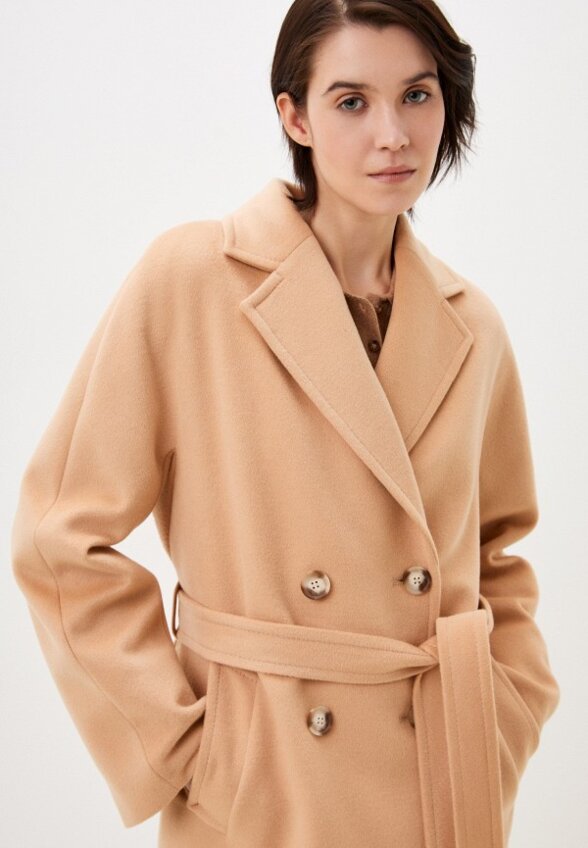 Пальто двубортное Pompa