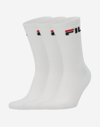 Носки FILA, 3 пары, Белый женщинам