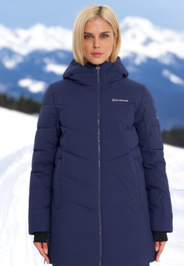 Пуховик женский Glissade, Фиолетовый