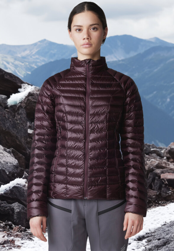 Пуховик женский Mountain Hardwear Ghost, Фиолетовый