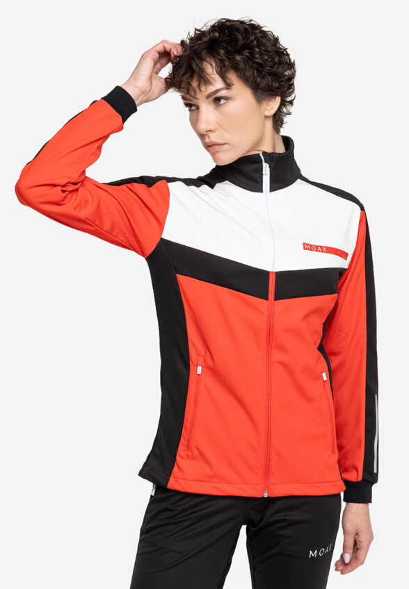Куртка для беговых лыж женская Moaxsport Sirius, Красный