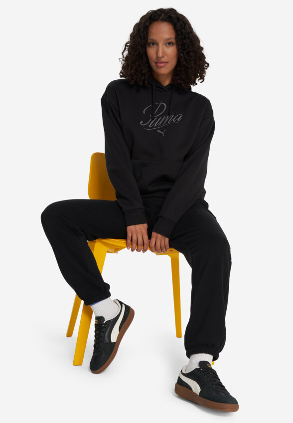Худи женское PUMA Ess Script, Черный