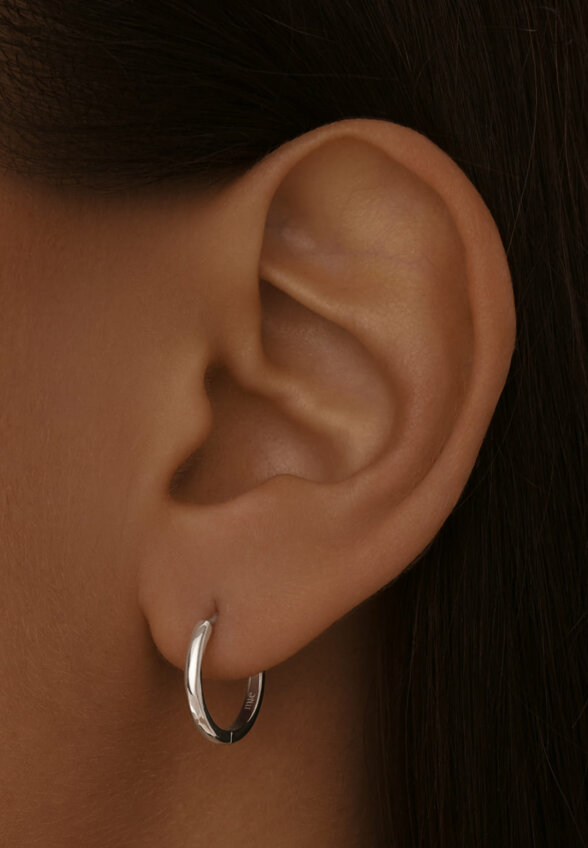 Серебряные серьги-конго L MIESTILO  MIE