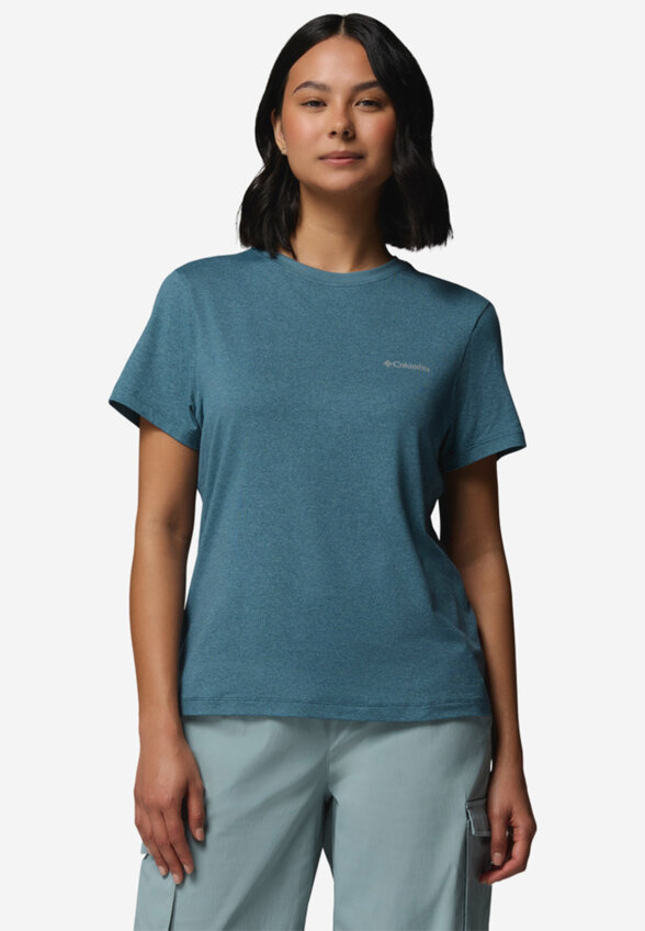 Футболка женская Columbia Parsons Point SS Logo Tee, Синий