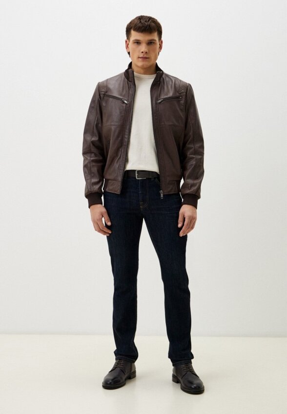 Куртка кожаная Urban Fashion for Men