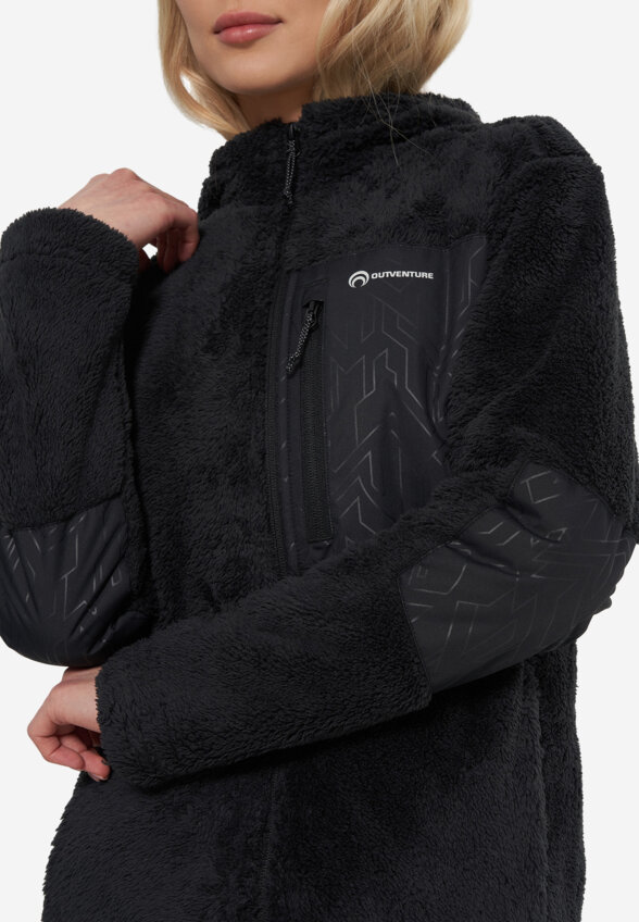 Джемпер флисовый женский Outventure, Черный