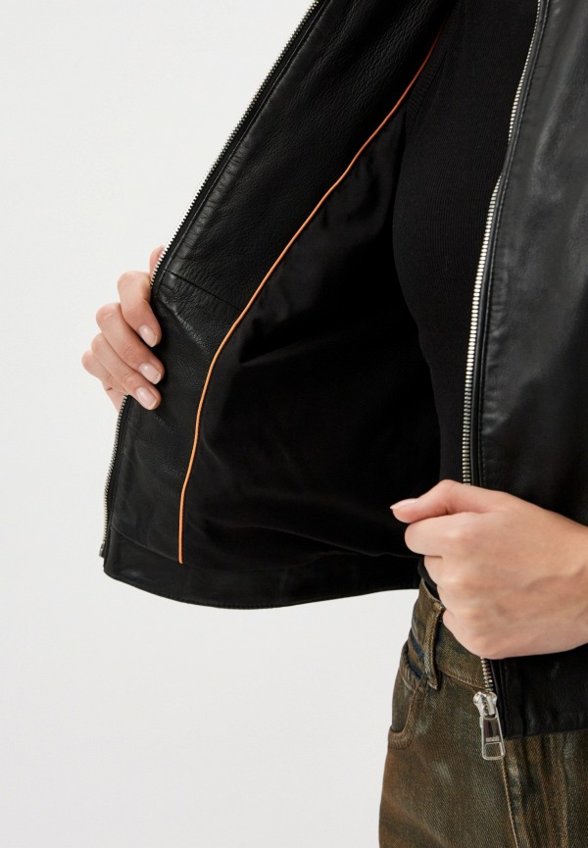 Куртка кожаная Boss