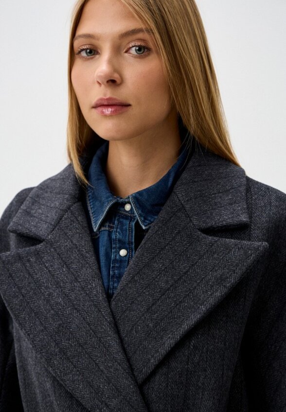 Пальто-кокон Снежная Королева