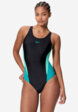 Купальник слитный женский Speedo Splice 2.0, Черный2  - превью