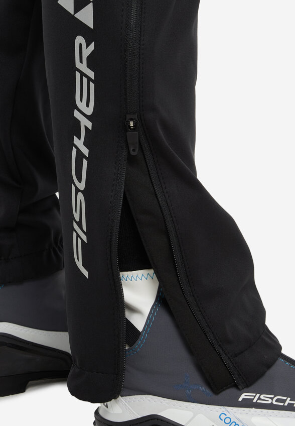 Брюки для беговых лыж женские Fischer Softshell Light, Черный