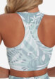 Топ бра спортивный Demix HighFlow Yoga Longline Gfx, Голубой8  - превью
