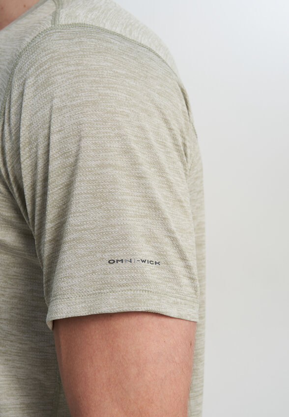 Футболка мужская Columbia Deschutes Runner Short Sleeve Shirt, Зеленый