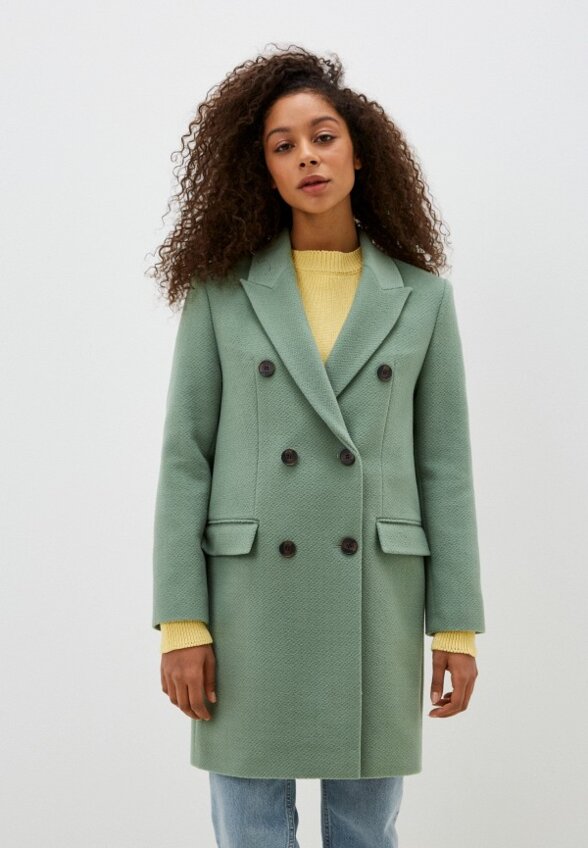 Пальто двубортное Elis