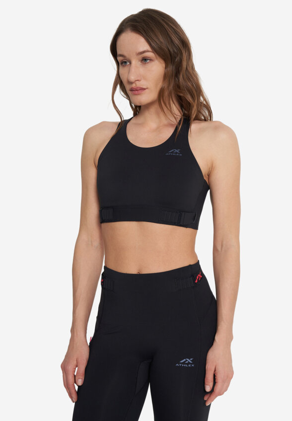 Топ бра спортивный Athlex, Черный