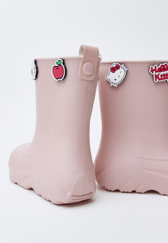 Резиновые сапоги c декором Hello Kitty для девочек