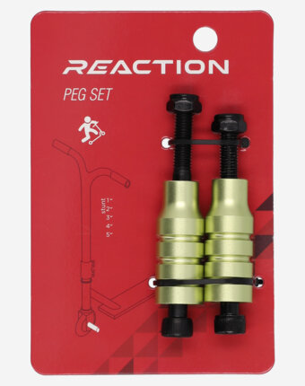 Пеги для самоката Reaction, Черный детям