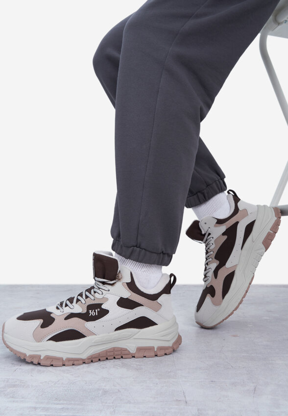 Кроссовки утепленные женские 361° Warm Sports Fashion, Белый