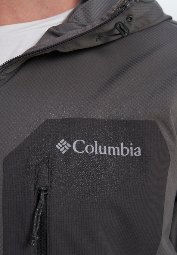 Ветровка мужская Columbia Tall Heights III Hooded Softshell, Серый