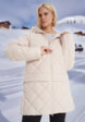 Пуховик женский Glissade, Бежевый1  - превью