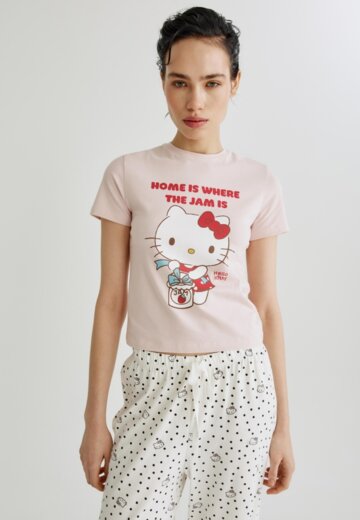 Футболка для дома с принтом Hello Kitty