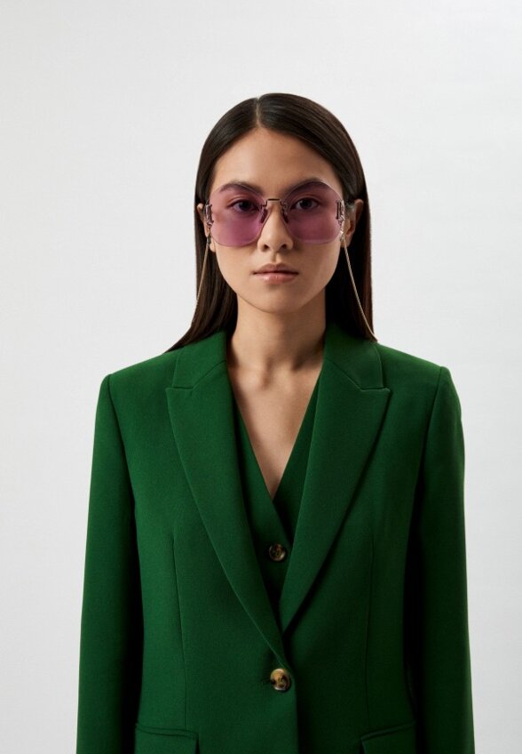 Очки солнцезащитные и цепочка Gucci