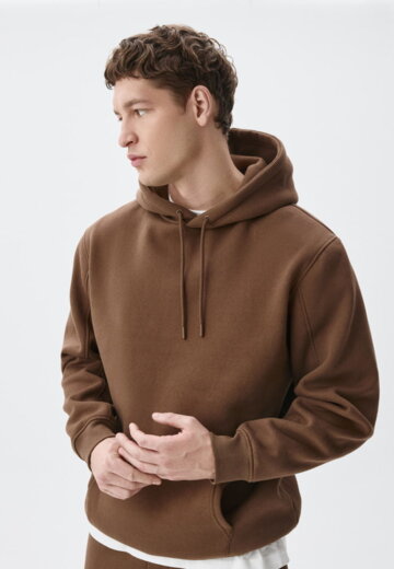 Худи REGULAR FIT из футера с начесом