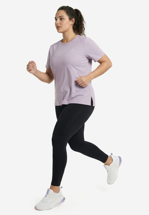 Футболка женская Demix, Plus Size, Фиолетовый