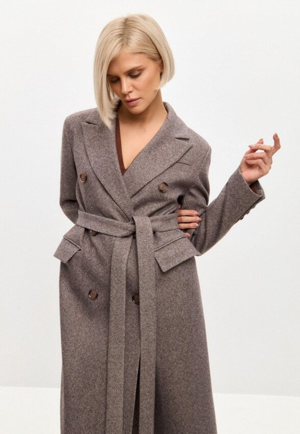 Пальто двубортное Noele Boutique