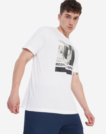Футболка мужская DC Shoes Essy Street Scene, Белый женщинам