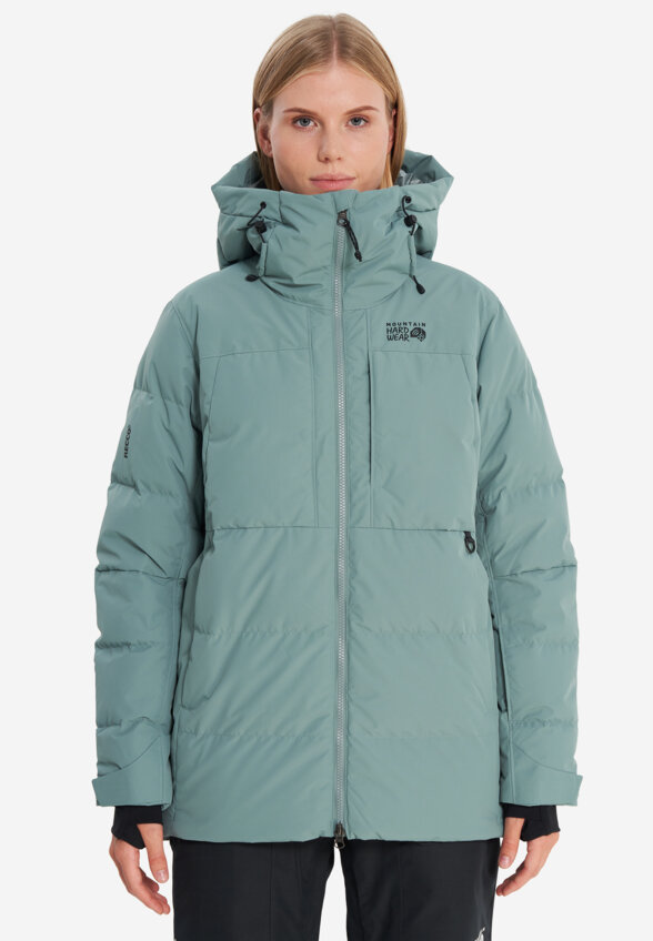 Пуховик женский Mountain Hardwear Powder Maven, Голубой