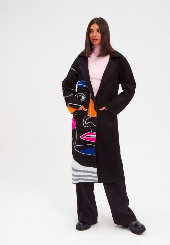 Пальто однобортное Veshalka