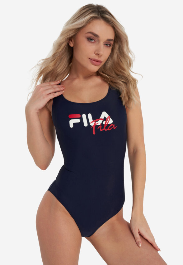 Купальник слитный женский FILA, Синий