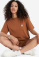 Футболка женская Carhartt, Коричневый1  - превью