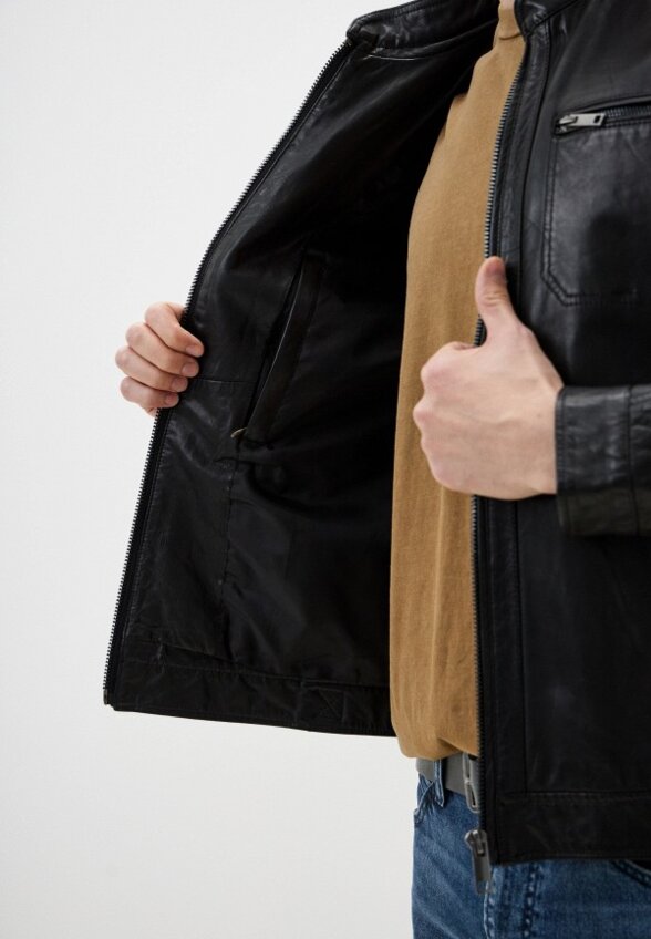 Куртка кожаная Urban Fashion for Men