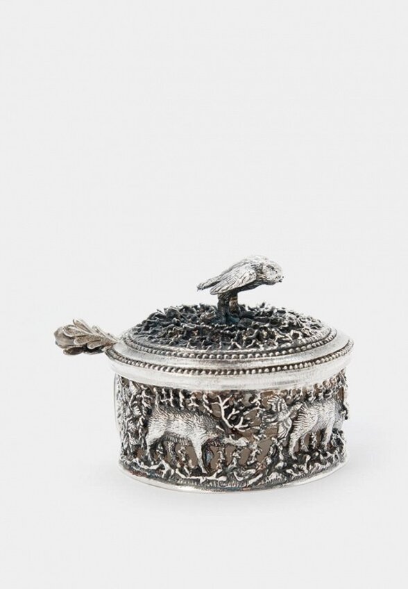 Солонка Кольчугинский мельхиор