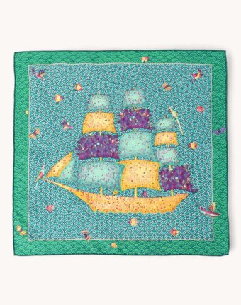 Hermes Silk Scarf женщинам