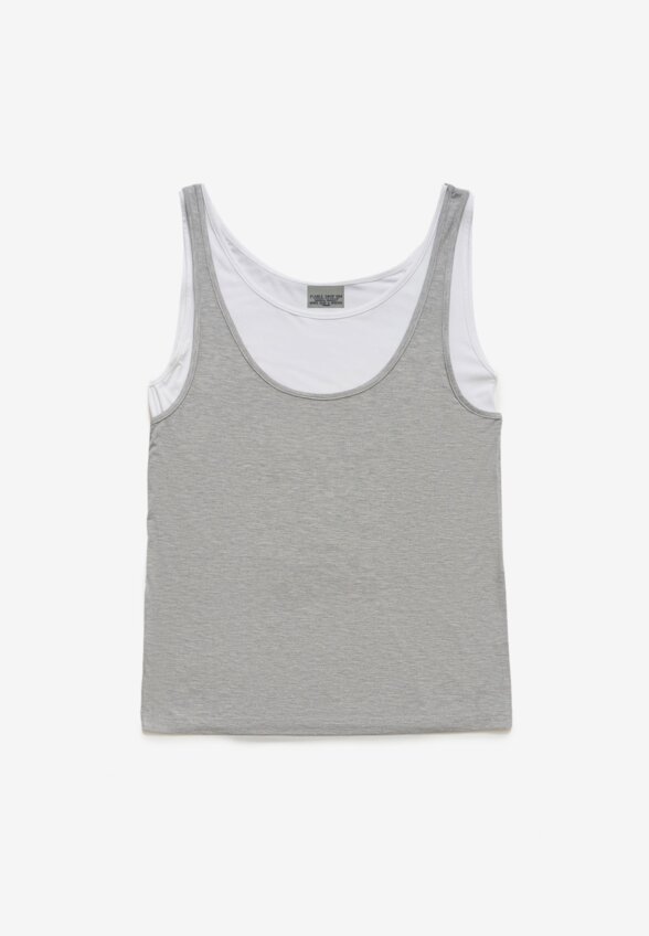 Майка Dual Grey Melange FABLE