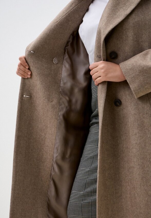 Пальто двубортное Pompa