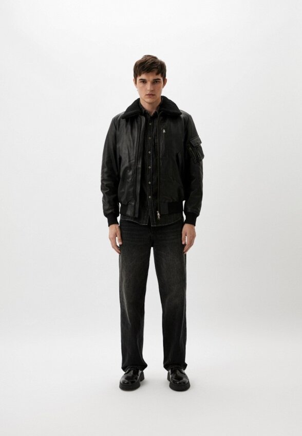 Куртка кожаная Blouson