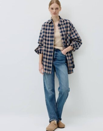 Джинсы SLIM FIT с высокой посадкой женщинам