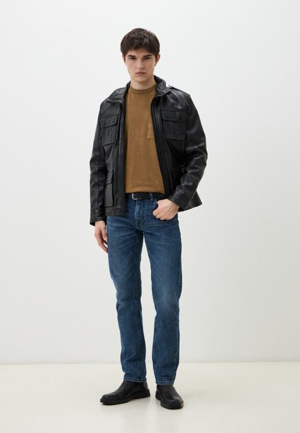 Куртка кожаная Urban Fashion for Men