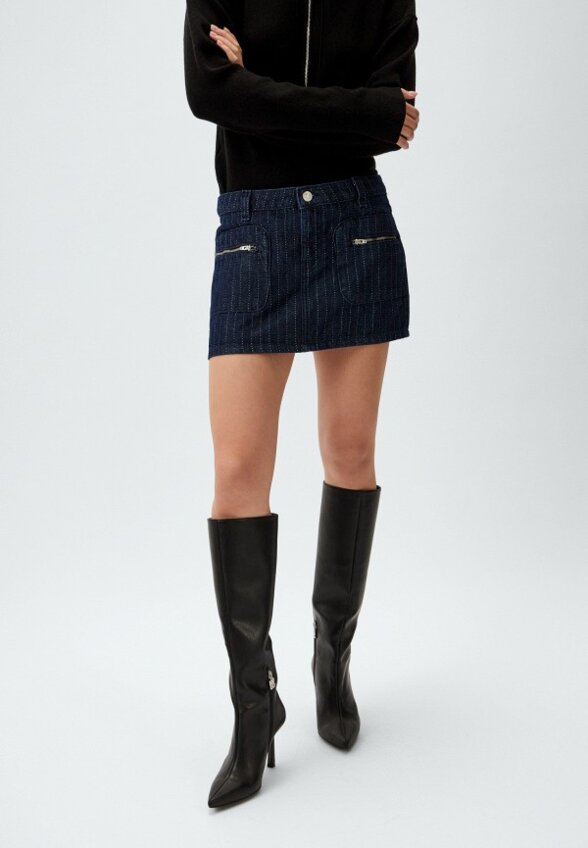 Юбка джинсовая Mango