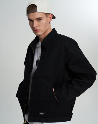Легкая куртка мужская DICKIES Lined Eisenhower, Черный женщинам