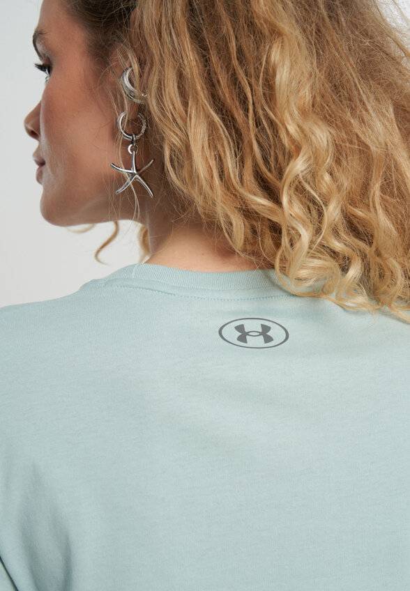Футболка женская Under Armour Varsity, Зеленый