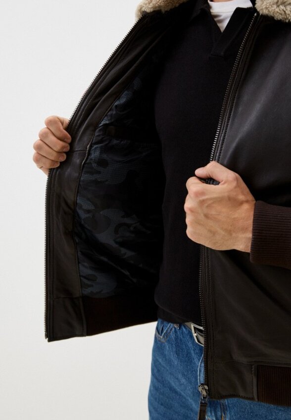 Куртка кожаная Jorg Weber