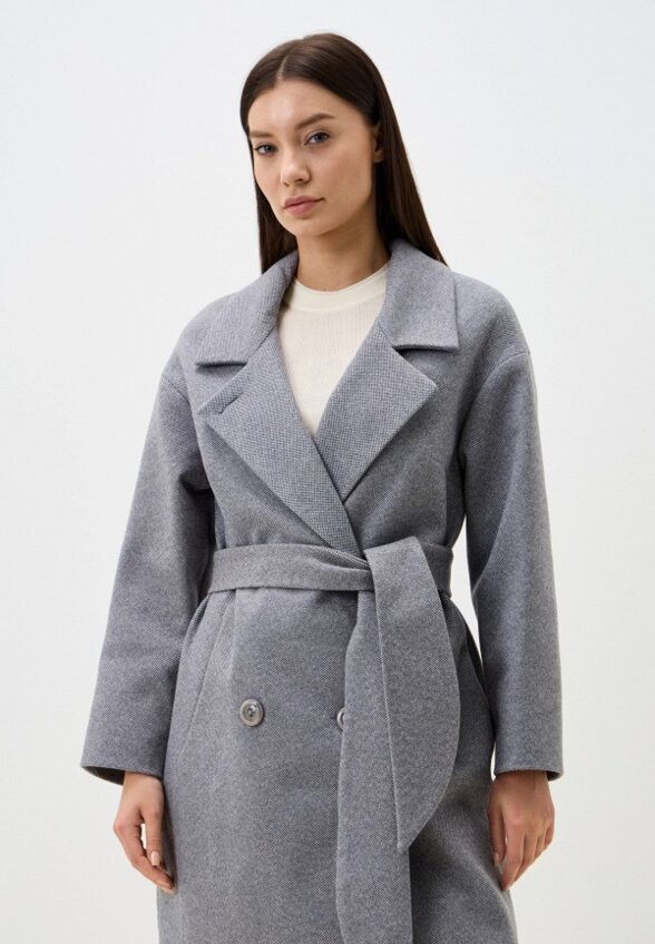 Пальто двубортное Gaxgax