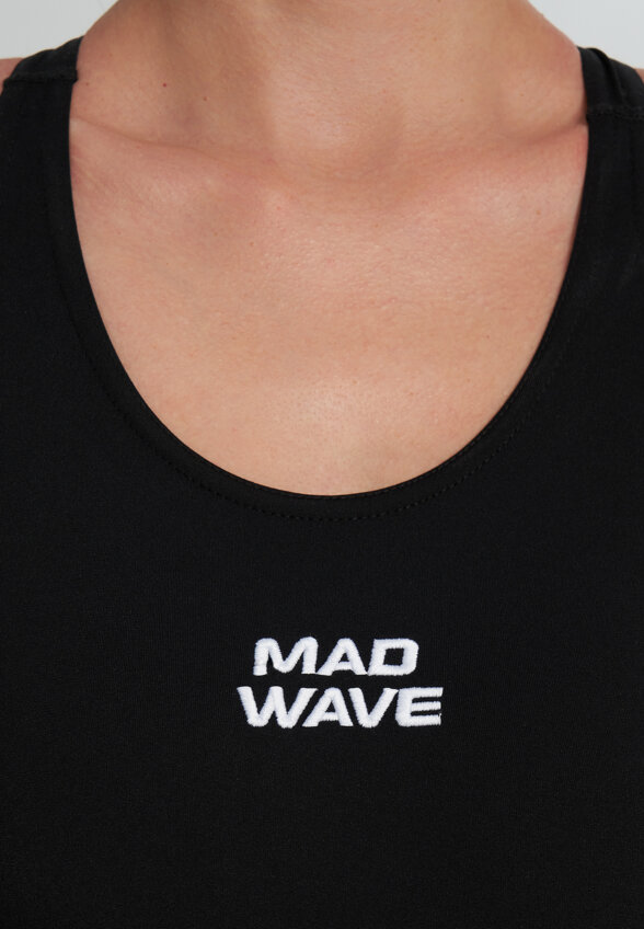Купальник слитный женский Mad Wave Lada, Черный